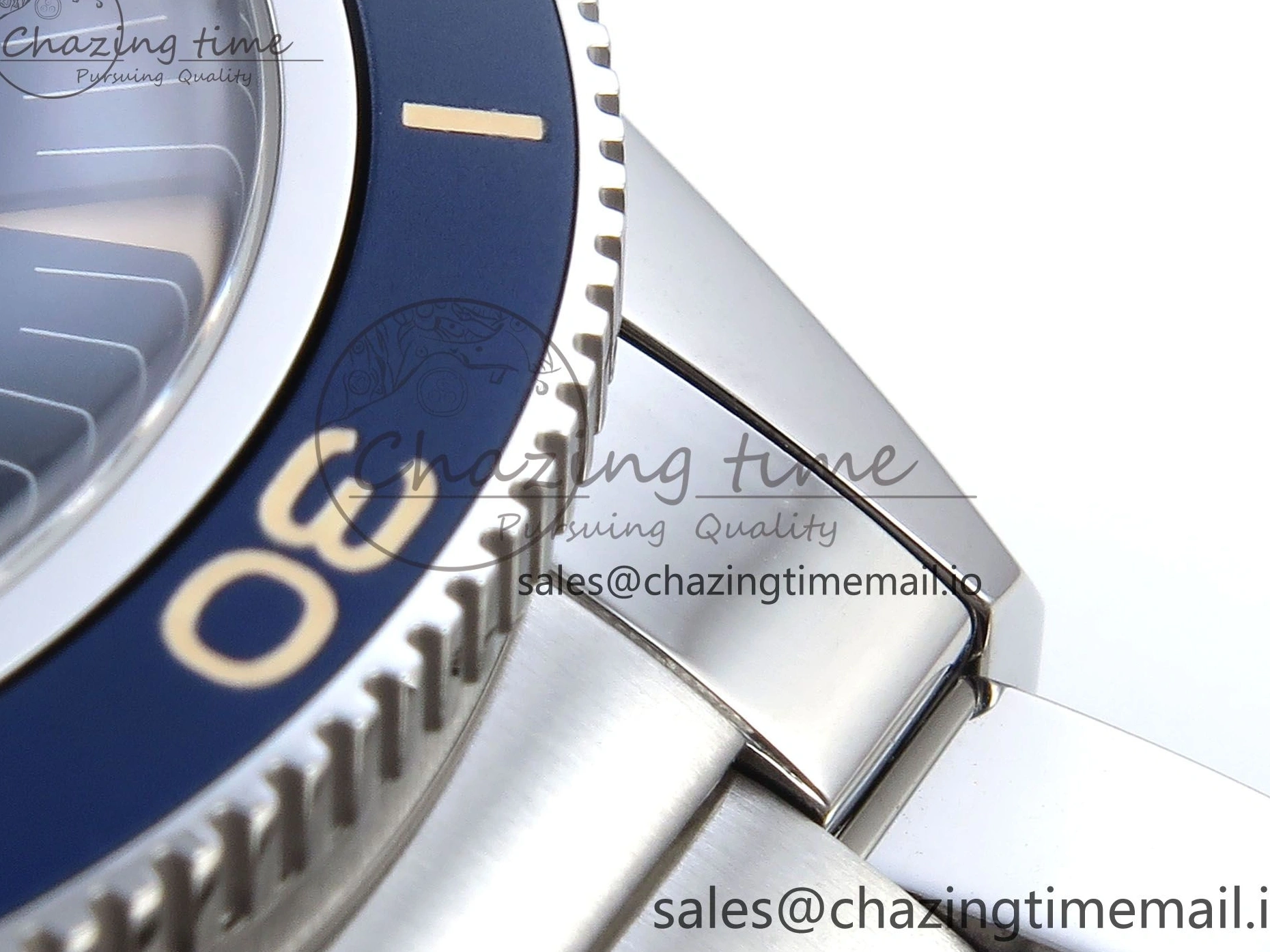 0209 Elegant Seamaster 300 Heritage SS VSF 1:1 Best Edition Blue Dial on SS Bracelet A 7701